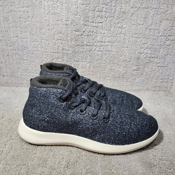 Allbirds Wool Runner-Up Mizzle Men's Size US 8 Dark Gray Merino Wool Sneakers - Picture 7 of 12